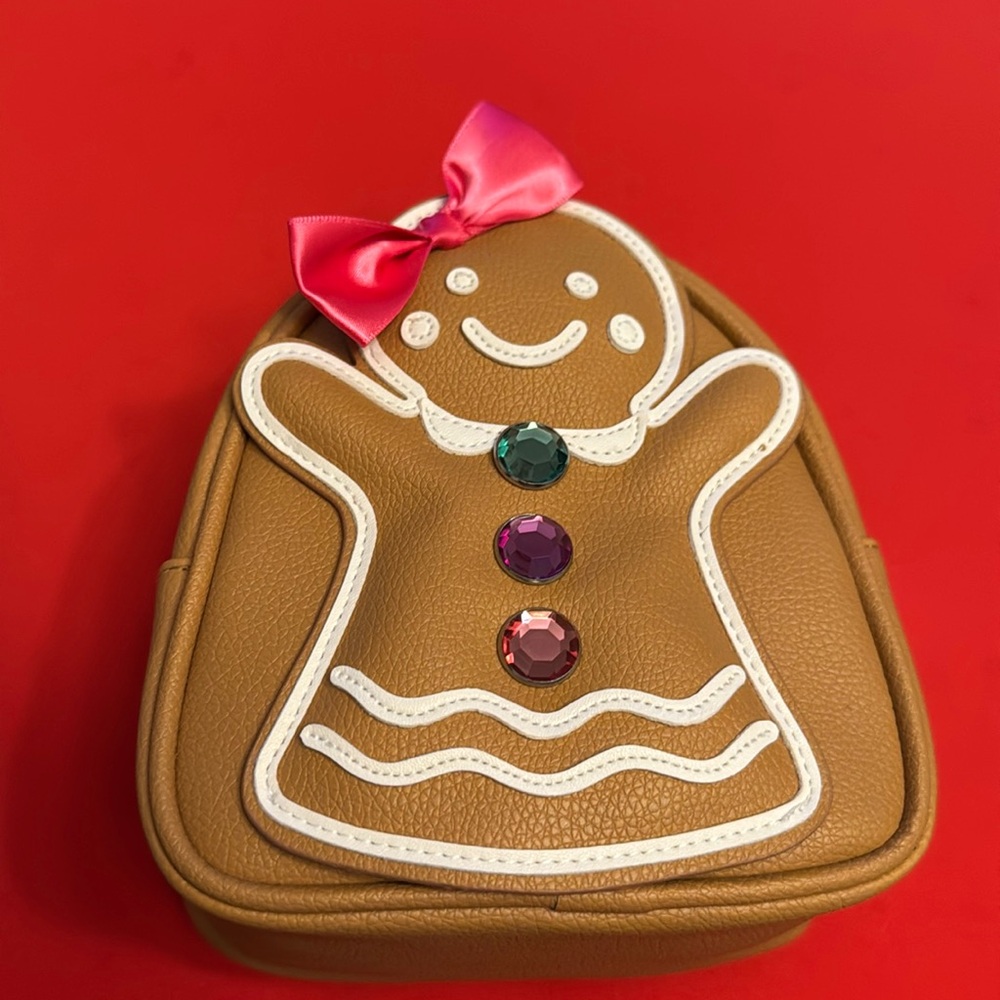 NWT gingerbread girl mini back pack